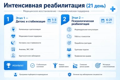 Реабилитация за 21 день в Пущино